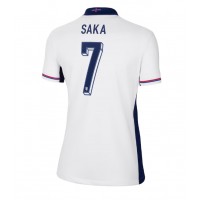 Echipament fotbal Anglia Bukayo Saka #7 Tricou Acasa European 2024 pentru femei maneca scurta